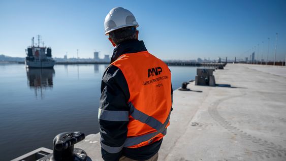Vista desde el muelle del Puerto Capurro hacia el espejo de agua donde operará la flota pesquera uruguaya Vista desde el muelle del Puerto Capurro hacia el espejo de agua donde operará la flota pesquera uruguaya