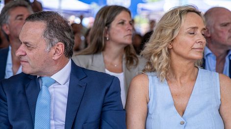 Álvaro Delgado y Lura Raffo. Foto: Mauricio Zina, adhocFOTOS