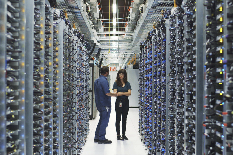 Data center por dentro.