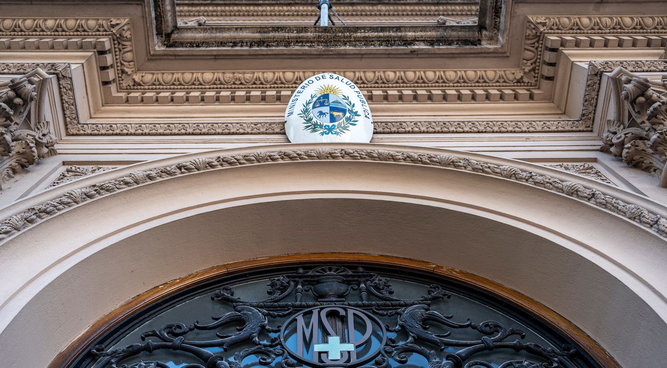 Fachada del Ministerio de Salud Pública.