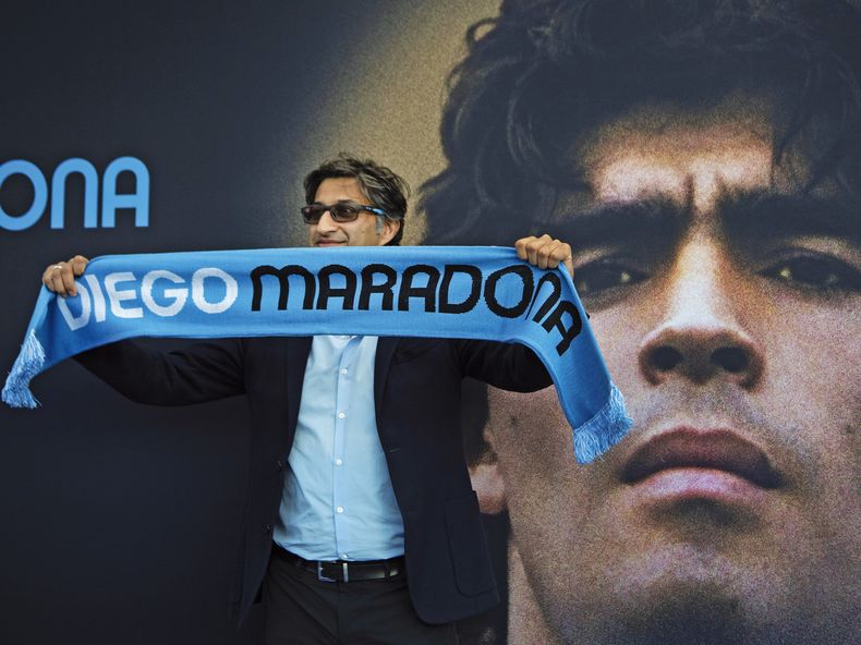 Kapadia presentado su documental. Foto: AFP