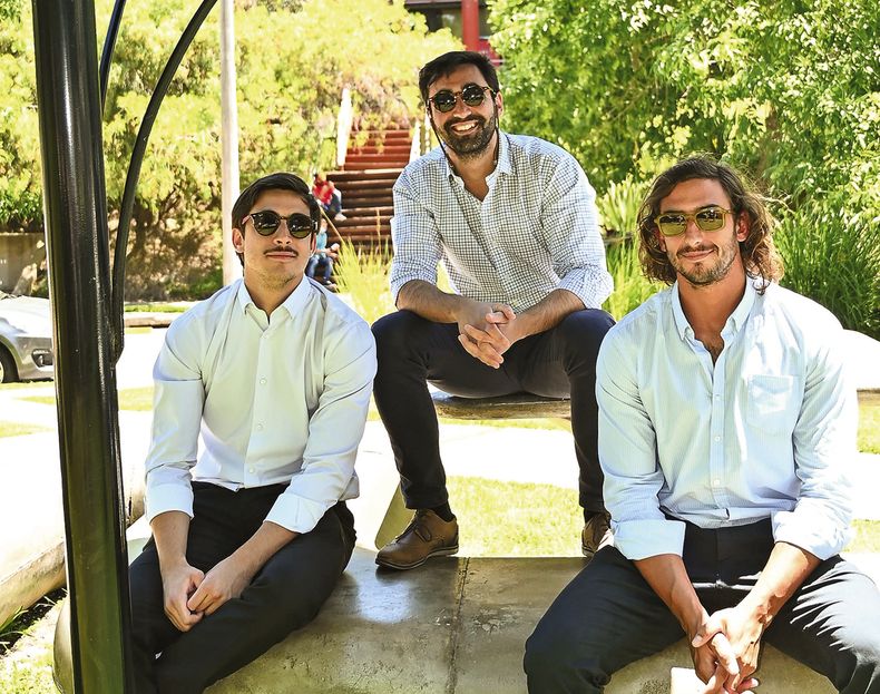 Juan Manuel Balaguer, Nacho Veiga y Agustín Canessa