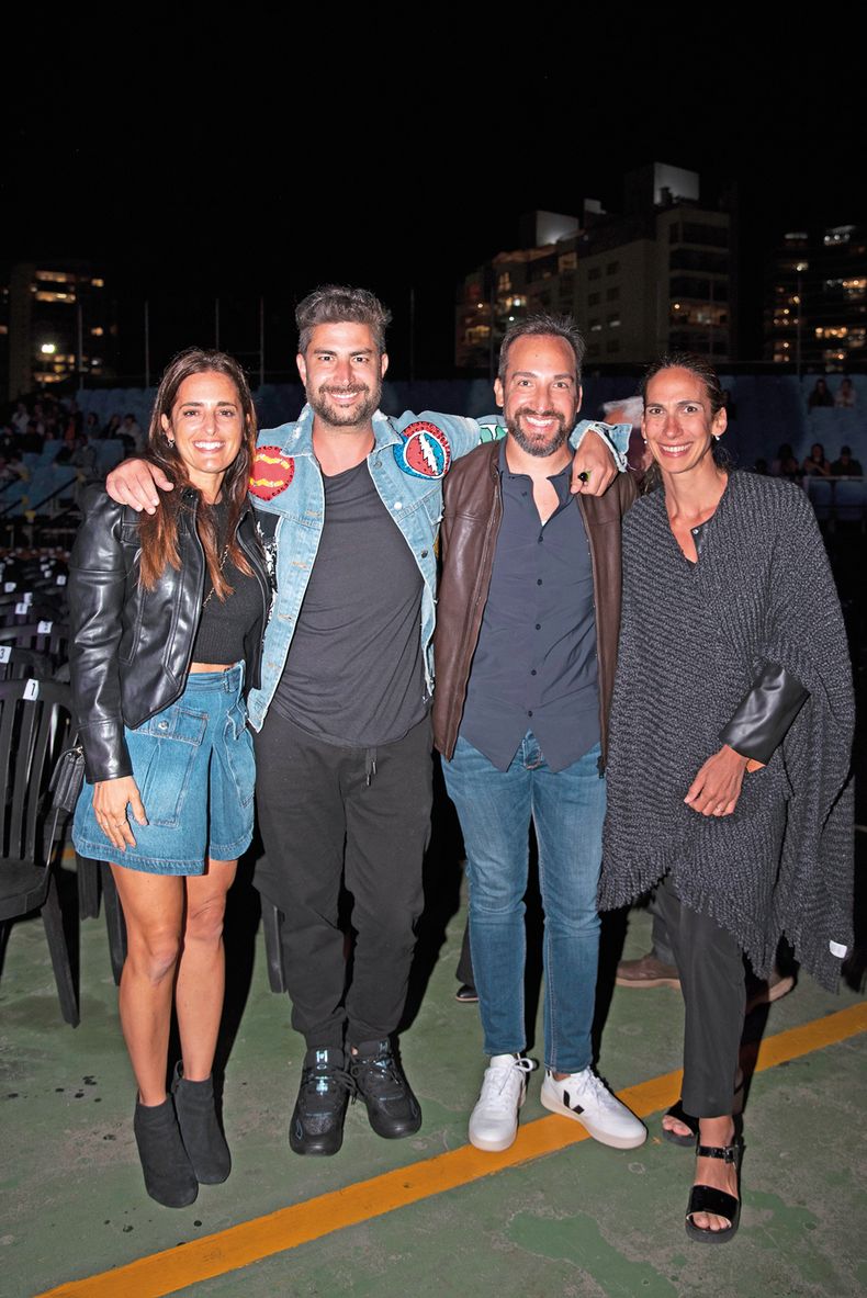 Jazmín Vid, Maxi Pardo, Gabriel y Natalia Vinitzky
