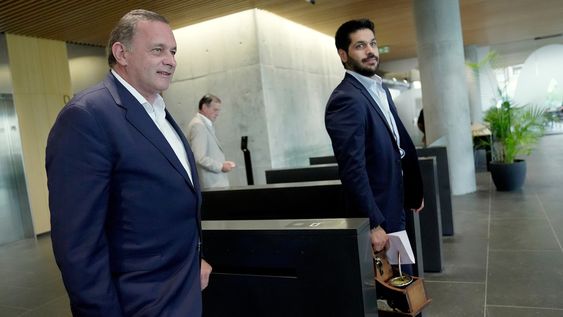 Álvaro Delgado y Andrés Ojeda durante negociación de cargos de contralor con el gobierno Álvaro Delgado y Andrés Ojeda durante negociación de cargos de contralor con el gobierno