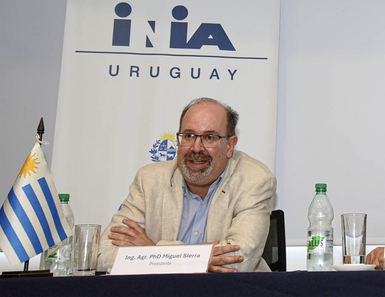El presidente de INIA, Miguel Sierra
