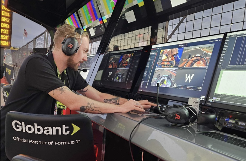 Sistema de Entrega de Contenidos de Equipo (TCS) de Globant, en la Fórmula 1.
