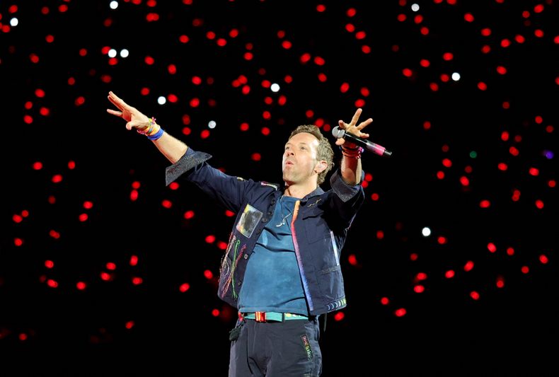 Chris Martin, líder de Coldplay.
