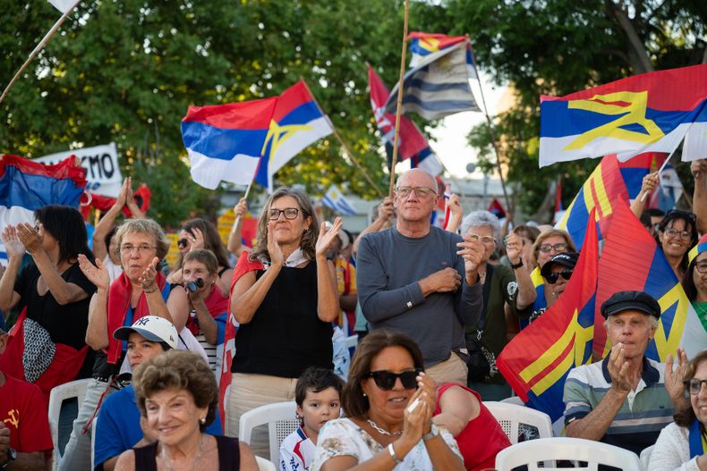 Acto del 55 aniversario del Frente Amplio en Juan Lacaze.