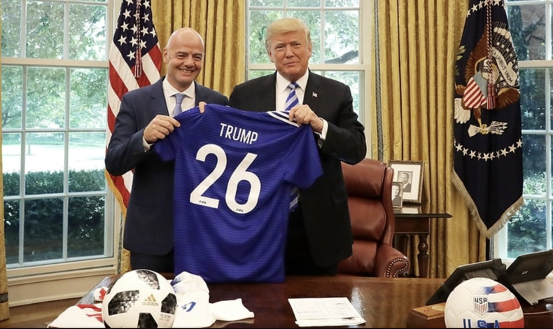 Gianni Infantino y Donald Trump promocionan el Mundial 2026 en la Casa Blanca