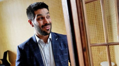 Precandidato del Partido Colorado Andrés Ojeda. Foto: Javier Calvelo / adhocFOTOS