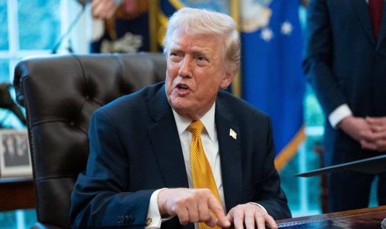 Donald Trump en el Despacho Oval de la Casa Blanca en Washington, el 16 de marzo de 2026.&nbsp;