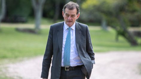 Senador Guido Manini Ríos, antes de la conmemoración del Día de la Exportación en setiembre