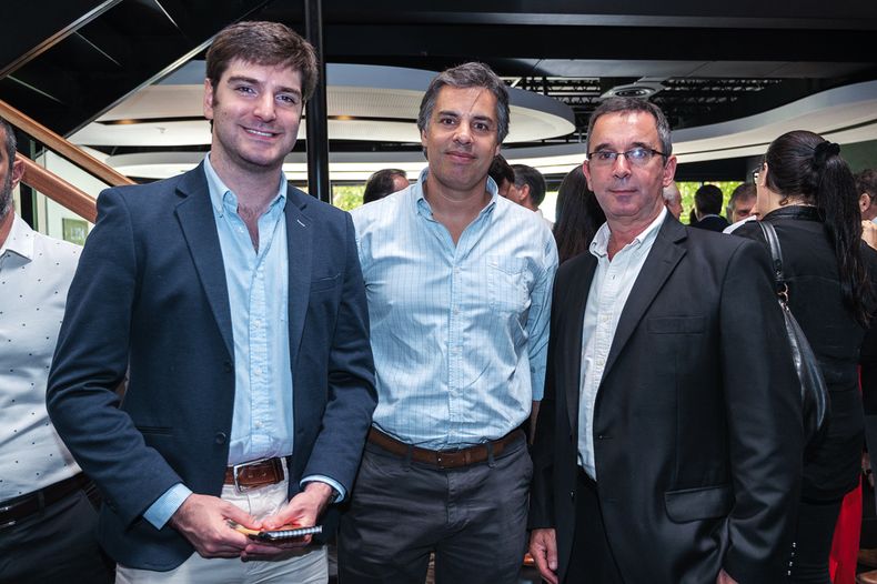 Francisco Verderone, Alejandro Medina e Ignacio Boschi