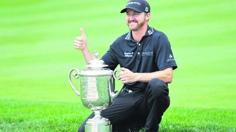 imagen de Tras tomar ventaja en el inicio, el estadounidense Jimmy Walker  conquistó el PGA Championship, el último Major de la temporada