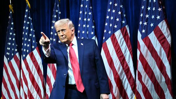 Presidente de Estados Unidos, Donald Trump, el martes 6, durante un discurso dirigido a legisladores republicanos. Presidente de Estados Unidos, Donald Trump, el martes 6, durante un discurso dirigido a legisladores republicanos.