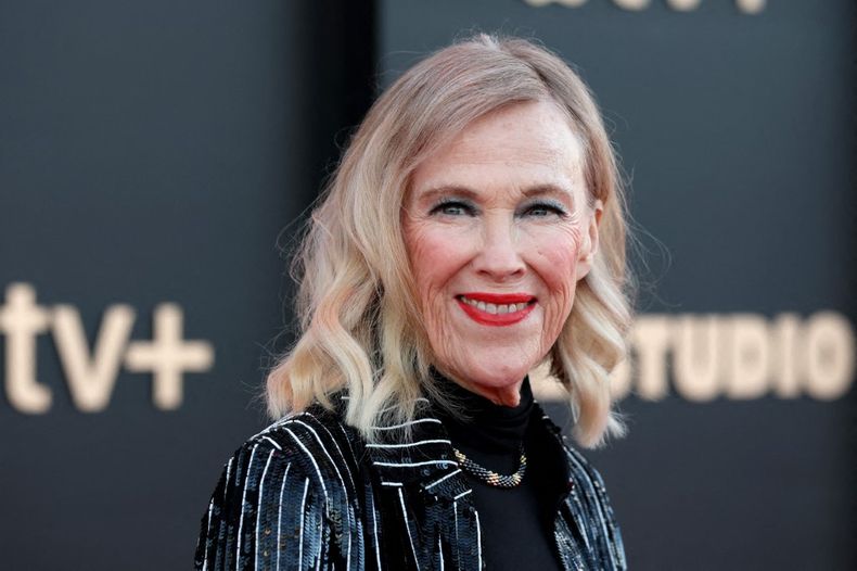 La actriz Catherine OHara en la premiere de la serie The Studio.