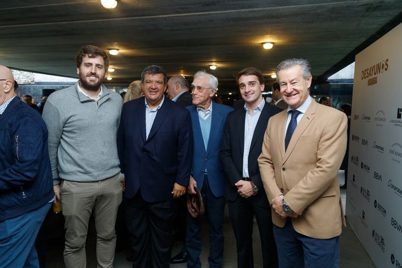 Matías Bordaberry, Jorge Barrera, Alberto Brause, Pablo Pereira y Gabriel Gurméndez&nbsp;