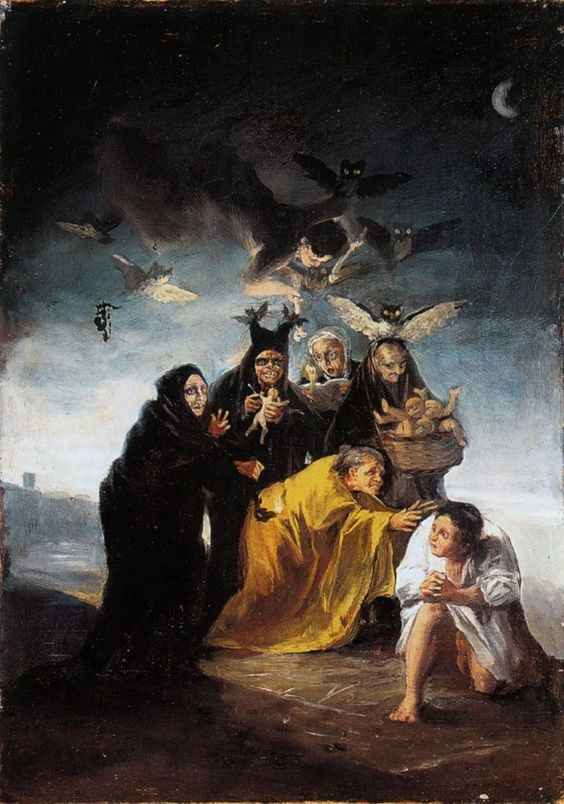 El conjuro,&nbsp;de Francisco de Goya.&nbsp;