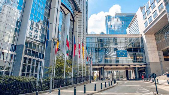 Parlamento de la Unión Europea, en Bruselas, Bélgica. Parlamento de la Unión Europea, en Bruselas, Bélgica.
