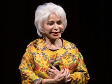 Isabel Allende en el Teatro Solís, en setiembre de 2025.&nbsp;