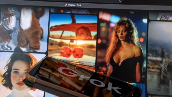 Herramienta de inteligencia artificial Grok. Herramienta de inteligencia artificial Grok.