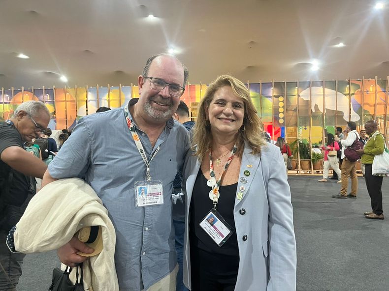 Los presidentes de INIA y de Embrapa, Miguel Sierra y Silvia Massruhá