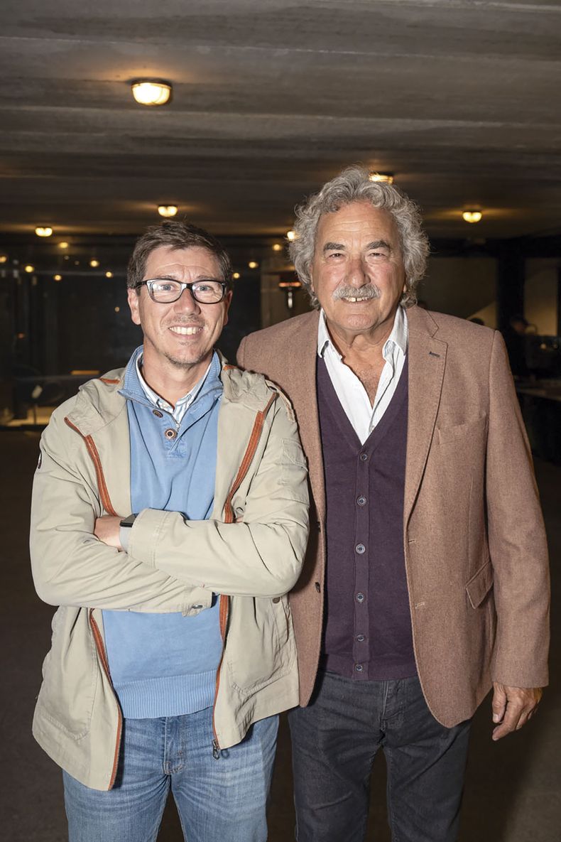 Mario Taglioretti y Gonzalo Moreira