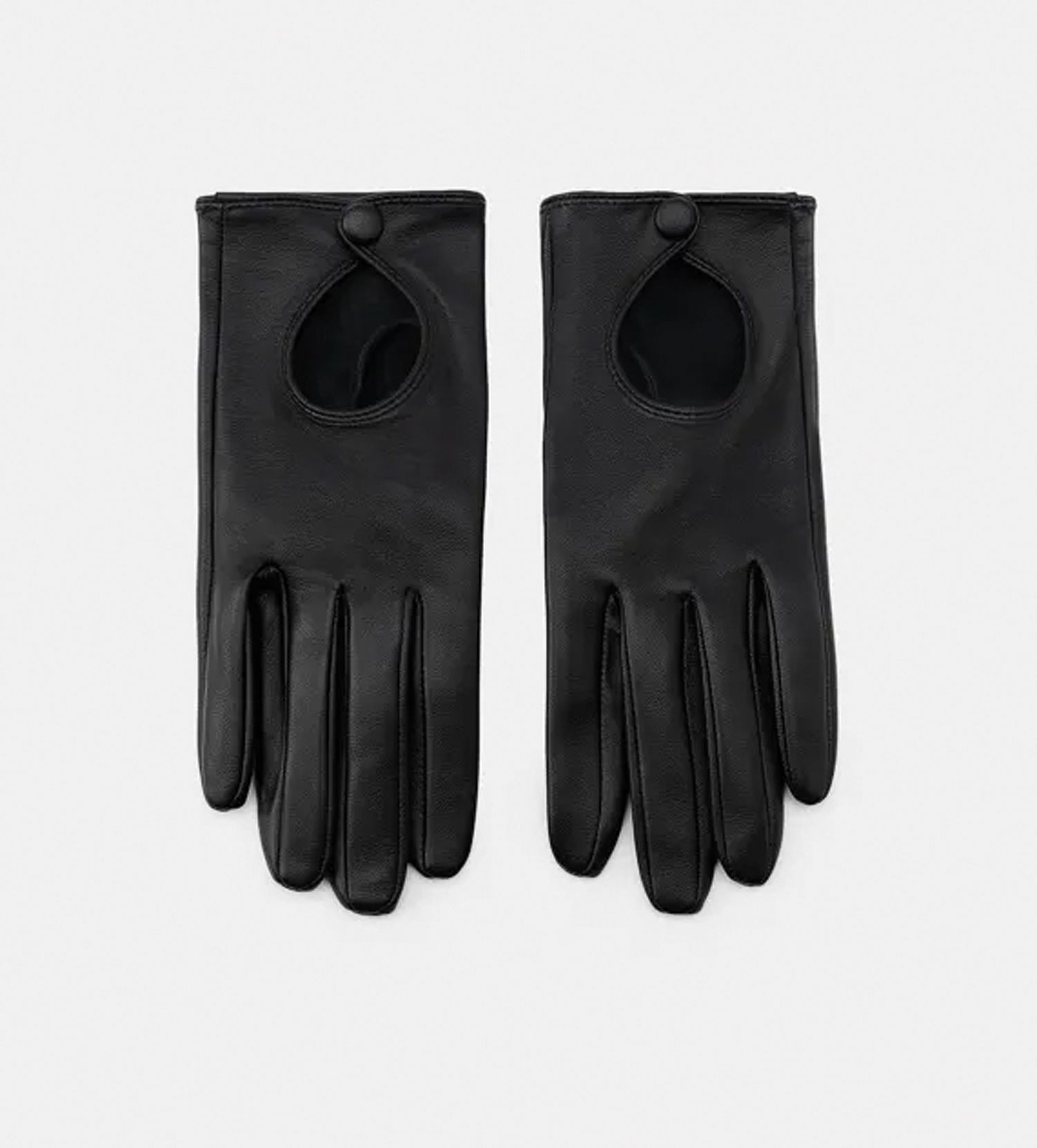 Guantes cortos de piel