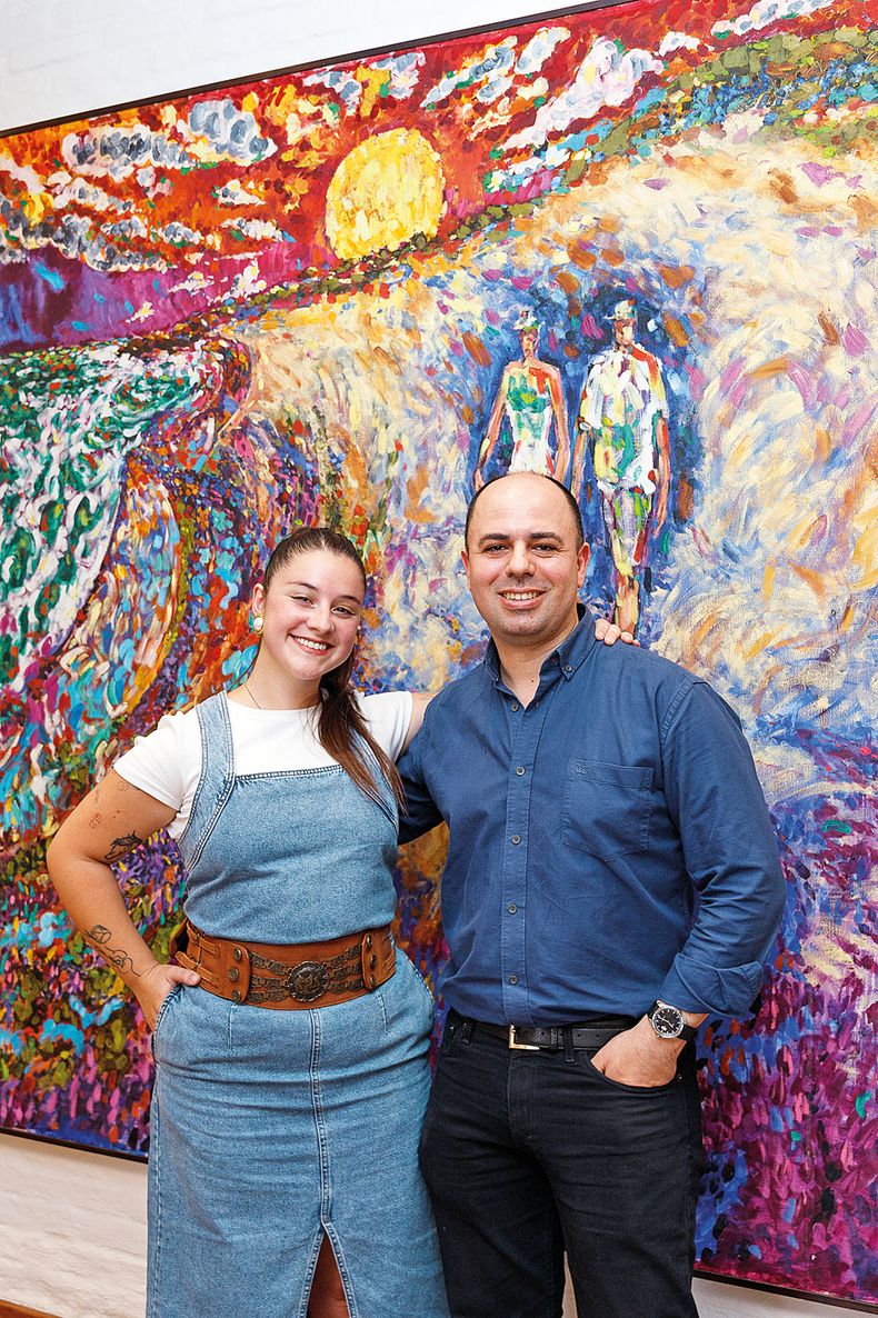 Lucía Aramburu y Guillermo Nater