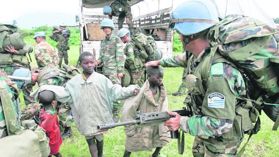 El principal contingente uruguayo está en el Congo, con 808 efectivos. Foto: Escuela Nacional de Operaciones de Paz del Uruguay El principal contingente uruguayo está en el Congo, con 808 efectivos. Foto: Escuela Nacional de Operaciones de Paz del Uruguay