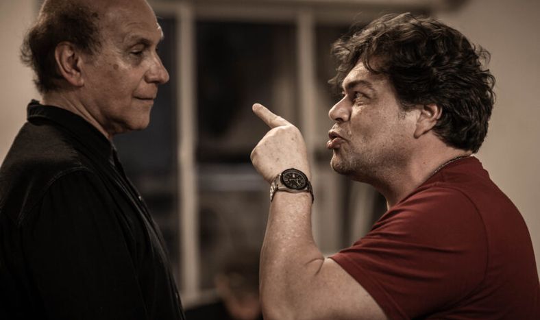 Fernando Philbert en un ensayo con Levón&nbsp;
