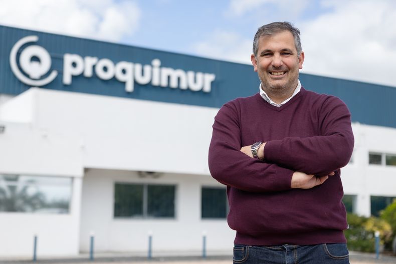 El director comercial de Proquimur, Antonio Bazzino