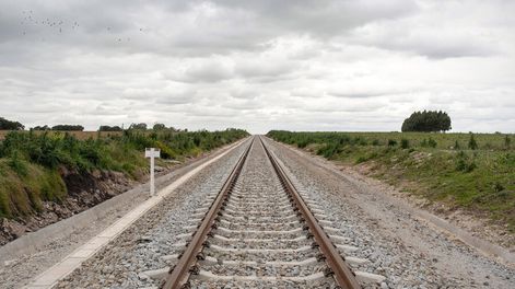 Las obras de construcción del Ferrocarril Central. Foto: Ricardo Antúnez / adhocFOTOS
