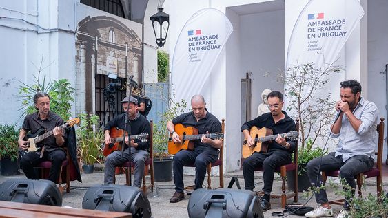 Grupo de jazz gitano La Pompe. Grupo de jazz gitano La Pompe.