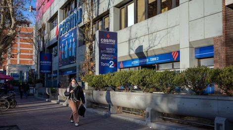 Fachada del sanatorio Casmu