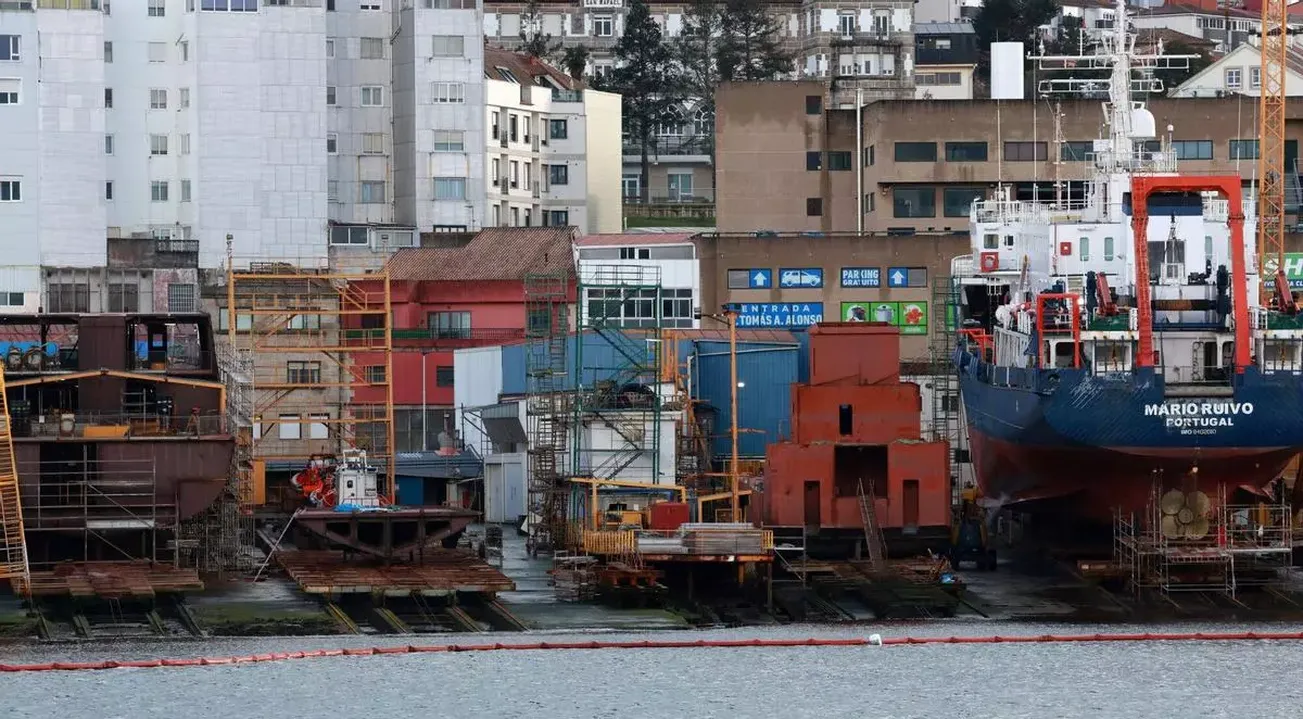 Astillero Cardama en Vigo.
