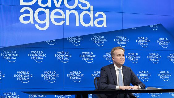 El foro de Davos tuvo un panel de mandatarios latinos, moderado por Borge Brende. Foto: Foro Económico Mundial El foro de Davos tuvo un panel de mandatarios latinos, moderado por Borge Brende. Foto: Foro Económico Mundial