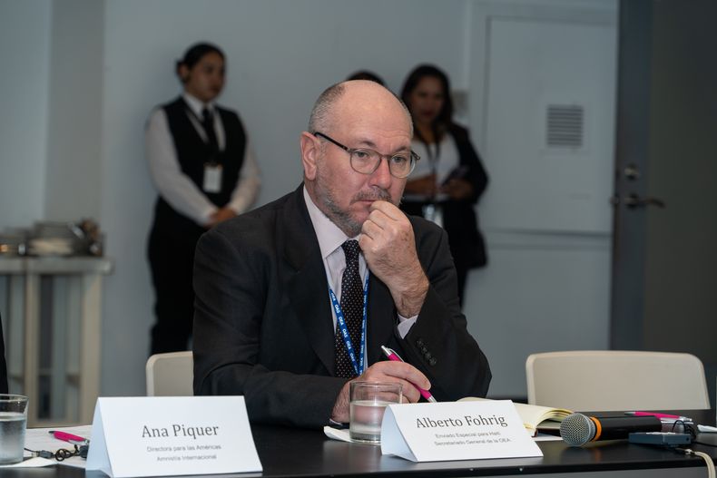 Enviado especial de la OEA en Haití, Alberto Fohrig