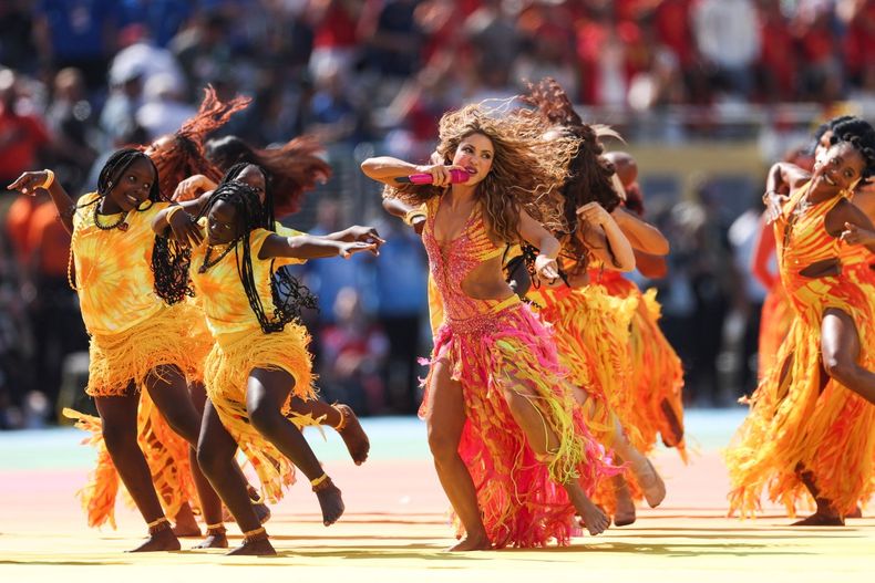 La cantante colombiana Shakira actuó durante el intermedio de la final del Mundial de Fútbol de 2026 entre España y Argentina.