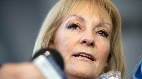 Precandidata por el Frente Amplio Carolina Cosse