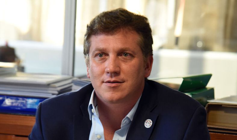 Alejandro Domínguez en su despacho de la Conmebol