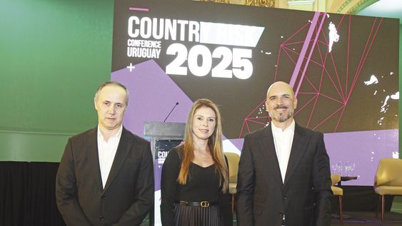 Gerente general de Coface Argentina Salvador Pérsico, CEO de Coface América Latina Marcele Lemos y gerente general de Sancor Seguros Uruguay Sebastián Trivero Gerente general de Coface Argentina Salvador Pérsico, CEO de Coface América Latina Marcele Lemos y gerente general de Sancor Seguros Uruguay Sebastián Trivero