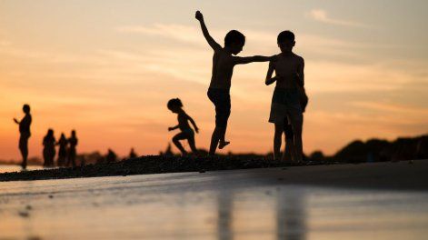 Una playa de Canelones.&nbsp;