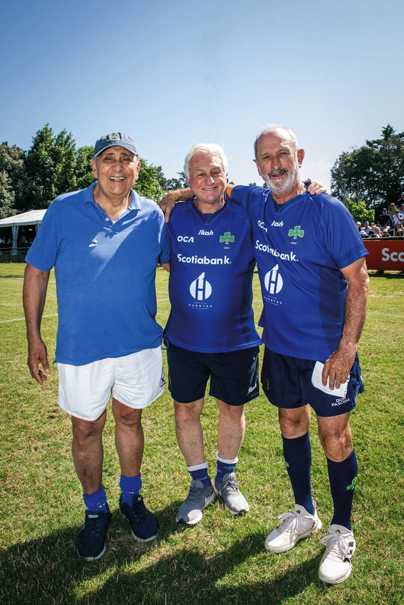 Antonio Vizintín, Roberto Canessa y Gustavo Zerbino
