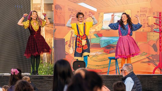 Mónica Grovert, Tali Kory y Nina Cederbaum. Mónica Grovert, Tali Kory y Nina Cederbaum.