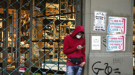 La pandemia, un desafío para Uruguay y la región. Foto: Nicolás Der Agopián / Búsqueda