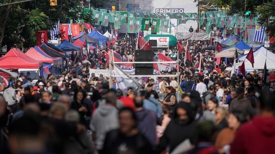 Acto del 1º de mayo de 2025.