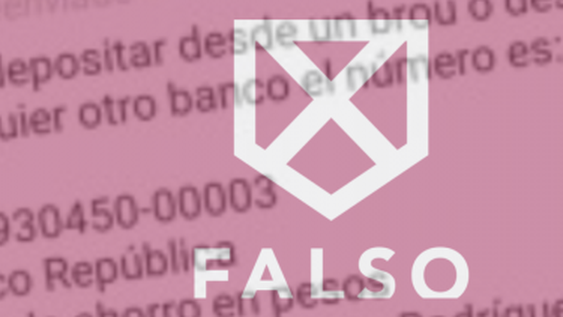 imagen de Es falso el mensaje de WhatsApp que convoca a uruguayos en Argentina a contactarse con el FA para votar en el balotaje imagen de Es falso el mensaje de WhatsApp que convoca a uruguayos en Argentina a contactarse con el FA para votar en el balotaje