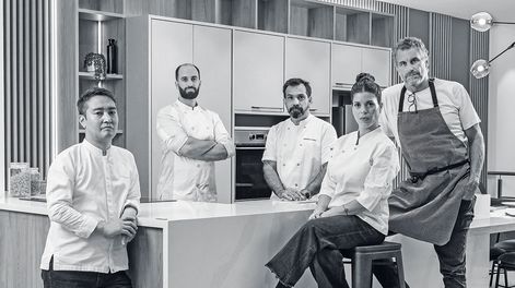 Maximiliano Matsumoto, Juan Berro, Danny Sadi, Lucía Soria y Juan Pablo Clerici