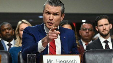El Secretario de Defensa, Pete Hegseth.